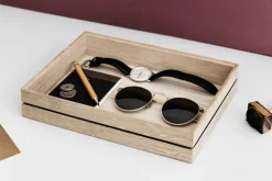 MOEBE Organise opbergdoos 17x25 cm, Wood< Opbergmanden