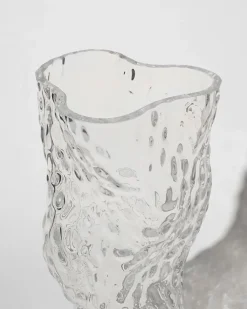 Hein Studio Ostrea Rock vaas glas 30 cm, Clear< Vazen