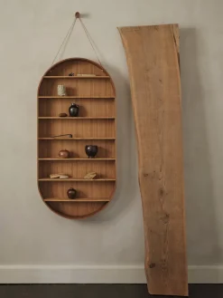 Ferm Living Oval Dorm rek, Oiled oak< Planken & Planksystemen