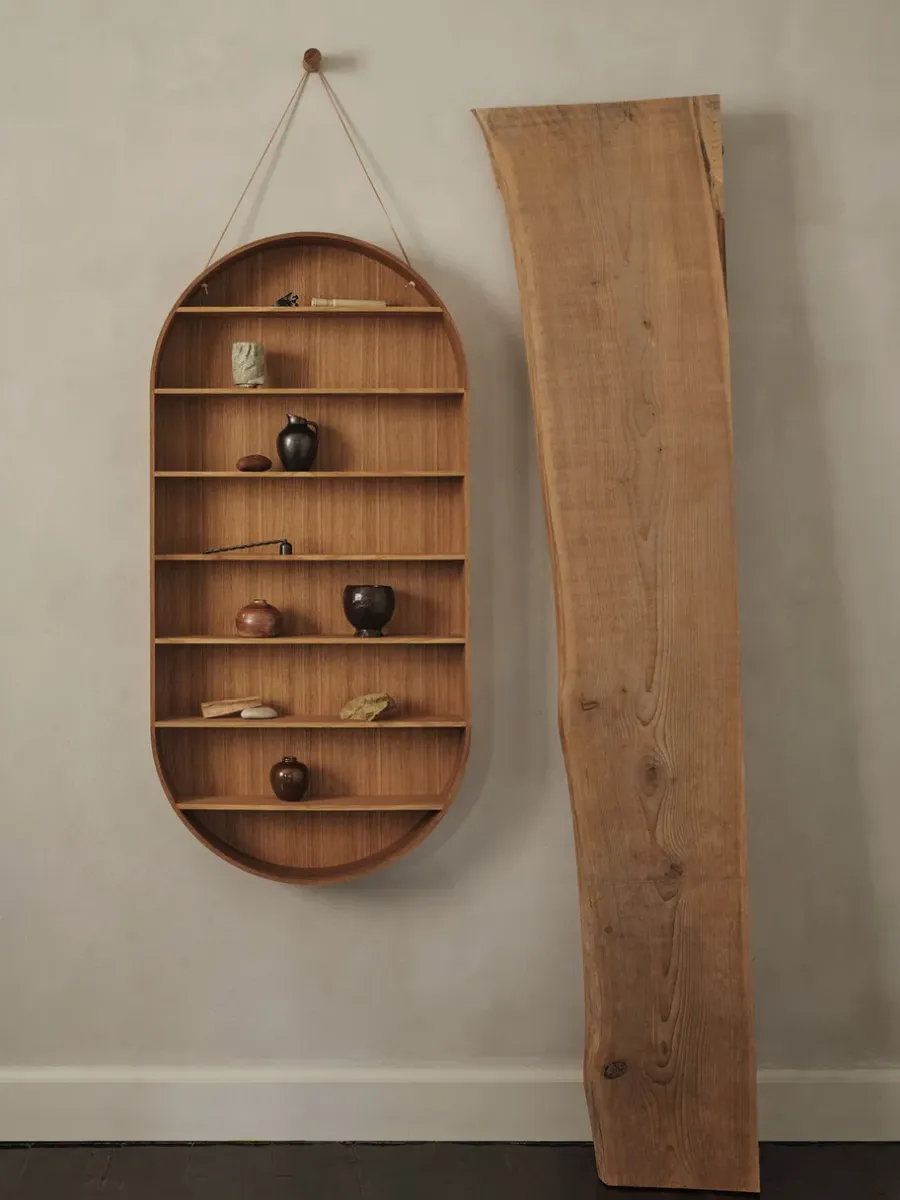Ferm Living Oval Dorm rek, Oiled oak< Planken & Planksystemen