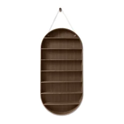 Ferm Living Oval Dorm rek, Smoked oak< Planken & Planksystemen