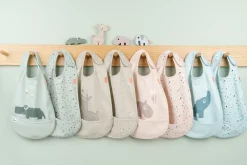 Done by deer Ozzo slabbetje met klittenband 2-pack, Powder< Kinderkamer Interieuraccessoires|Kinderkamer Interieuraccessoires