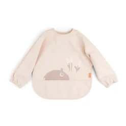Done by deer Ozzo slabbetje met mouw, Poeder< Kinderkamer Interieuraccessoires|Kinderkamer Interieuraccessoires