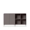 Montana Pair sideboard, coffee 35, verchroomde poten< Ladekasten & Dressoirs