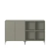Montana Pair sideboard, fennel 144, verchroomde poten< Ladekasten & Dressoirs