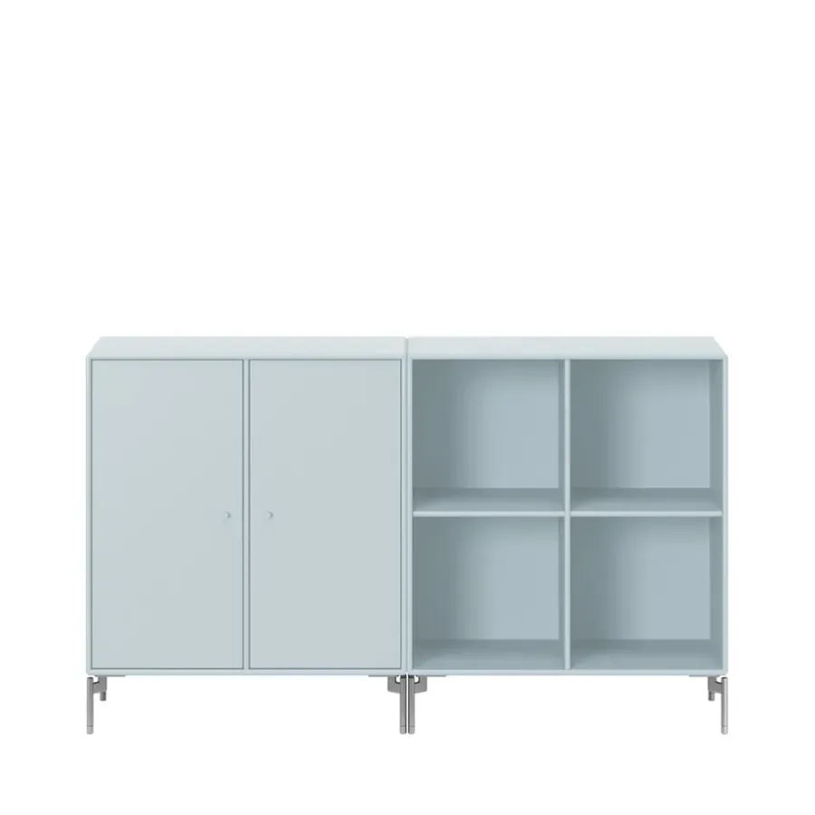 Montana Pair sideboard, flint 148, verchroomde poten< Ladekasten & Dressoirs