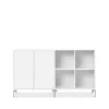 Montana Pair sideboard, new white 101, verchroomde poten< Ladekasten & Dressoirs