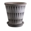 Bergs Potter Pantheon raw bloempot, Grey, Ø16 cm< Bloempotten