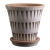 Bergs Potter Pantheon raw bloempot, Rosa, Ø25 cm< Bloempotten