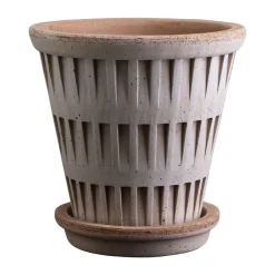 Bergs Potter Pantheon raw bloempot, Rosa, Ø18 cm< Bloempotten