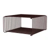 Montana Panton Wire Half Height plank 34,8x17,2x34,8 cm, Black red< Planken & Planksystemen