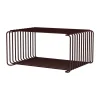 Montana Panton Wire Half Height plank 34,8x17,2x25,7 cm, Black red< Planken & Planksystemen