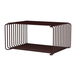 Montana Panton Wire Half Height plank 34,8x17,2x25,7 cm, Black red< Planken & Planksystemen