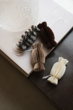 DBKD Paper candy kersthanger, Dark red< Kerstdecoraties