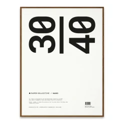 Paper Collective lijst plexiglas-donker eikenhout, 30x40 cm< Lijsten & Kaders