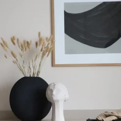 Cooee Design Pastille vaas 20 cm, Black< Vazen