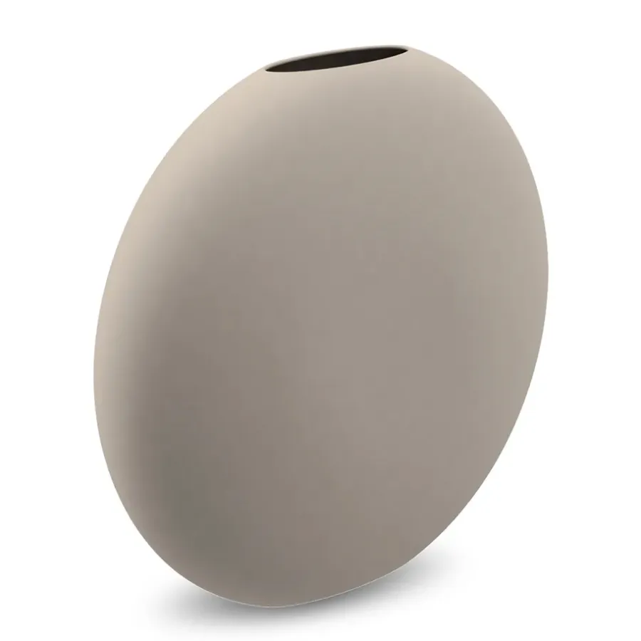 Cooee Design Pastille vaas 20 cm, Sand< Vazen