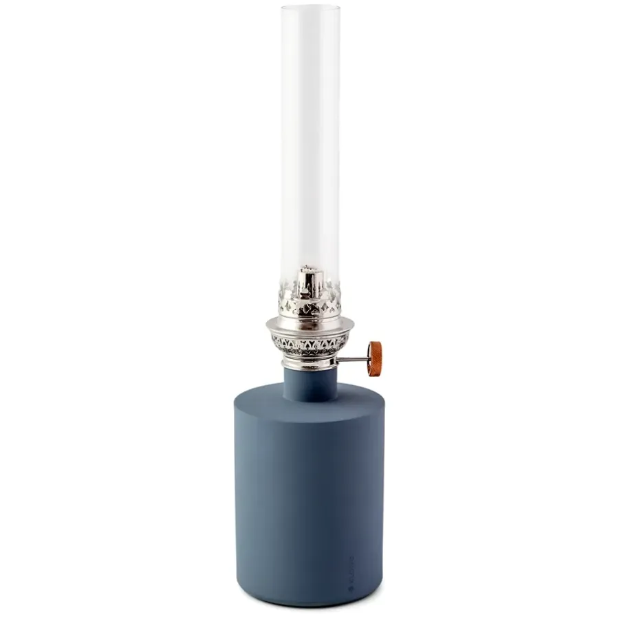 KLONG Patina olielamp - klein, blauw< Olie- & Petroleumlampen