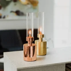 KLONG Patina olielamp mini 28 cm, Brass< Olie- & Petroleumlampen