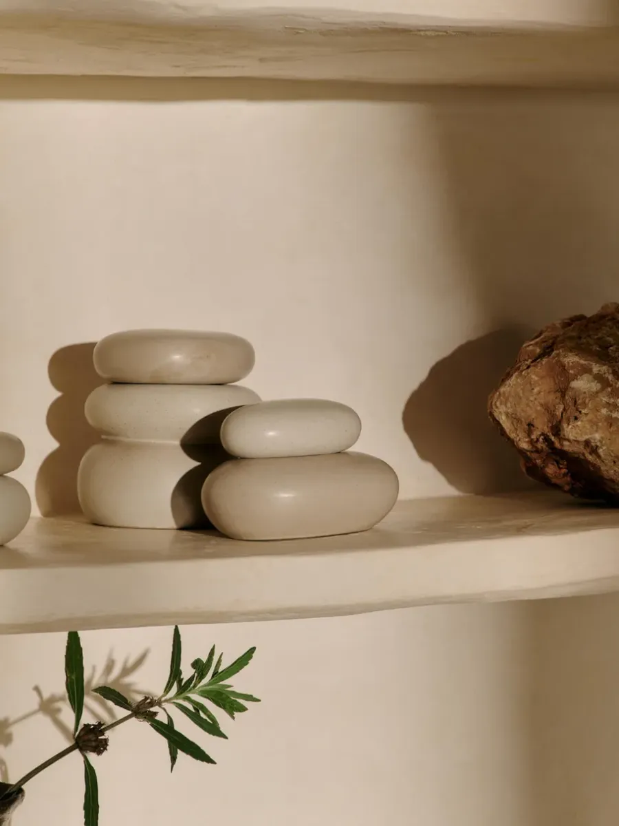 Ferm Living Pebble doosje large, Sand/Cream< Dozen & Boxen