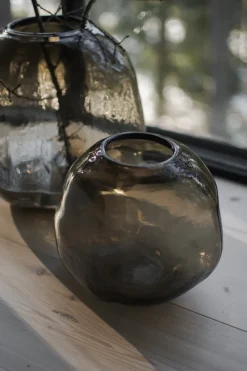 DBKD Pebble vaas bruin, Klein Ø20 cm< Vazen