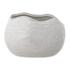 Bloomingville Pennie pot 16,5x11x13 cm, White< Bloempotten