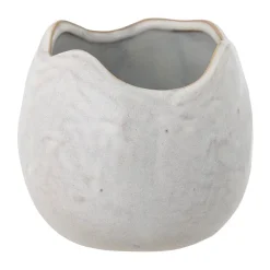 Bloomingville Pennie pot 16,5x11x13 cm, White< Bloempotten