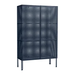 HAY Perforated Cabinet kast large, Steel blue< Kasten & Vitrines