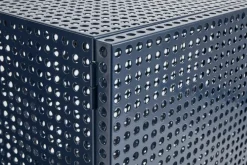 HAY Perforated Cabinet kast large, Steel blue< Kasten & Vitrines
