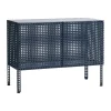 HAY Perforated Cabinet kast small, Steel blue< Kasten & Vitrines