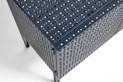 HAY Perforated Cabinet kast small, Steel blue< Kasten & Vitrines