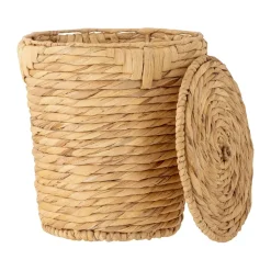 Bloomingville Peri opbergmand met deksel, Waterhyacint< Opbergmanden