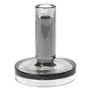 Broste Copenhagen Petra kandelaar smoked pearl dark grey, 14 cm< Kandelaars