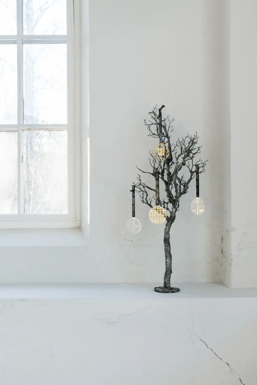 Hilke Collection Piano kerstboomversiering, Vernikkeld messing< Kerstdecoraties