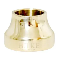 Hilke Collection Piccolo no.2 kandelaar, Massief messing< Kandelaars
