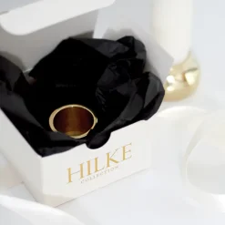Hilke Collection Piccolo no.2 kandelaar, Massief messing< Kandelaars
