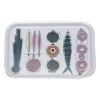 Almedahls Picknick dienblad 20x27 cm, Blauwroze-multi< Decoratieve Accessoires|Decoratieve Dienbladen