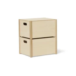 Form & Refine Pillar opbergbox M, Beukenhout< Dozen & Boxen