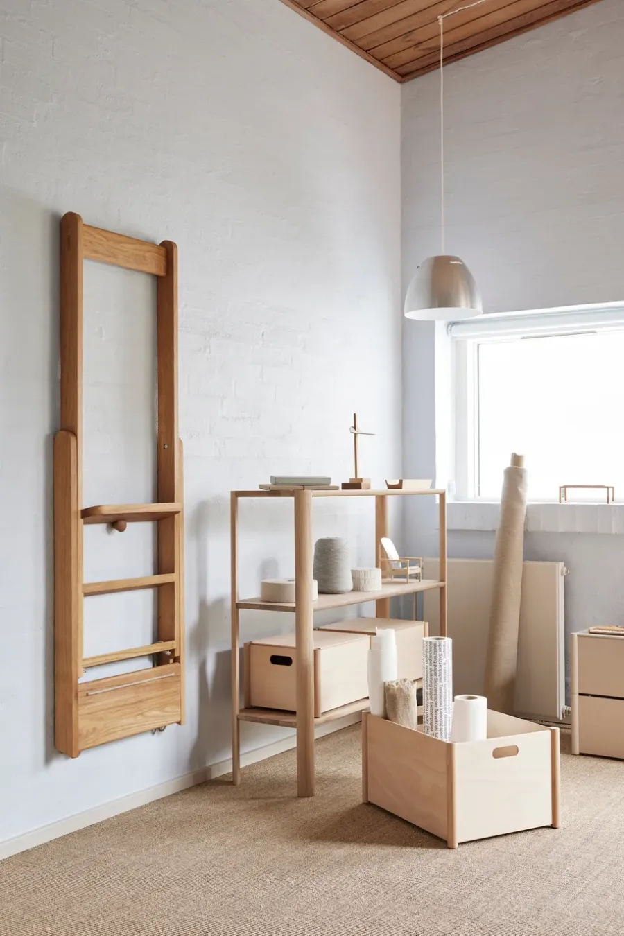Form & Refine Pillar opbergbox M, Beukenhout< Dozen & Boxen