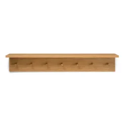 Ferm Living Place Rack kapstokje met knoppen eiken, Large< Haken & Hangers