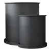 DBKD Plant pot bloempot large 2-pack, Black< Bloempotten