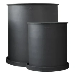 DBKD Plant pot bloempot large 2-pack, Black< Bloempotten