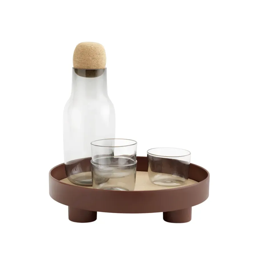 Muuto Platform dienblad, donkerrood< Decoratieve Accessoires|Decoratieve Dienbladen