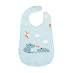 Done by deer Playground slabbetje met klittenband, Blue< Kinderkamer Interieuraccessoires|Kinderkamer Interieuraccessoires