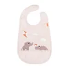 Done by deer Playground slabbetje met klittenband, Powder< Kinderkamer Interieuraccessoires|Kinderkamer Interieuraccessoires