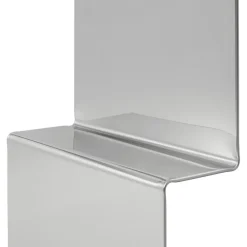 Muuto Pleat wandspiegel, Polerat stål, 227x57 cm< Wandspiegels