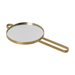 Ferm Living Poise handspiegel, messing< Tafelspiegels