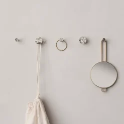 Ferm Living Poise handspiegel, messing< Tafelspiegels