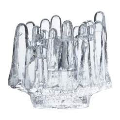 Kosta Boda Polar kaarsenhouder 112 mm, Transparant< Kaarsenhouders & Kaarsenborden