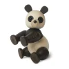 Spring Copenhagen Polly panda decoratie, Esdoorn-essenhout< Houten Beelden